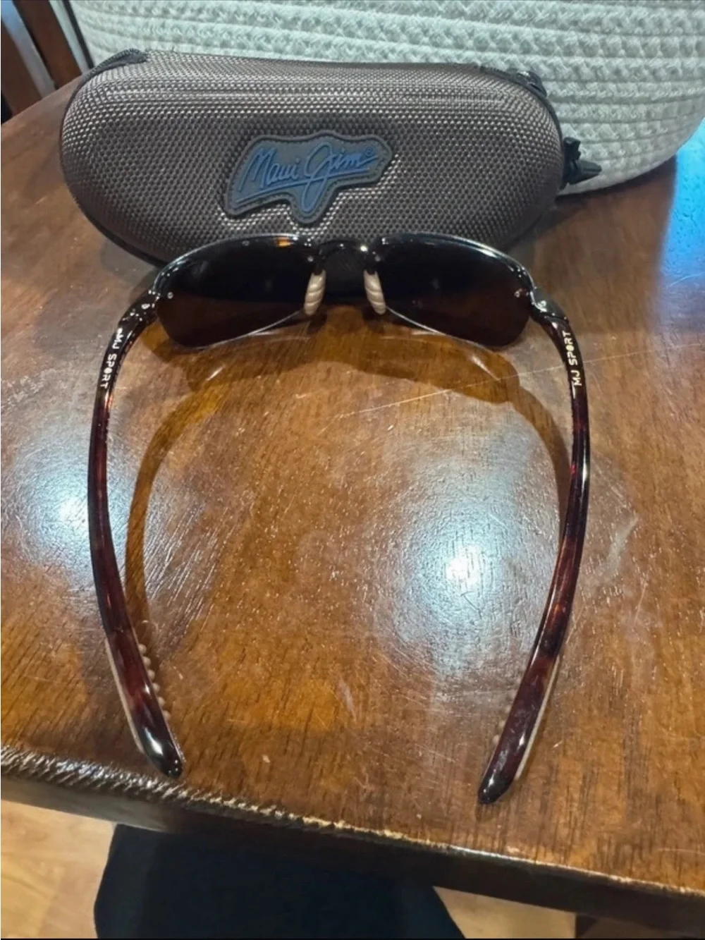 Maui Jim Rimless Sunglasses with Brown Gradient Lenses
